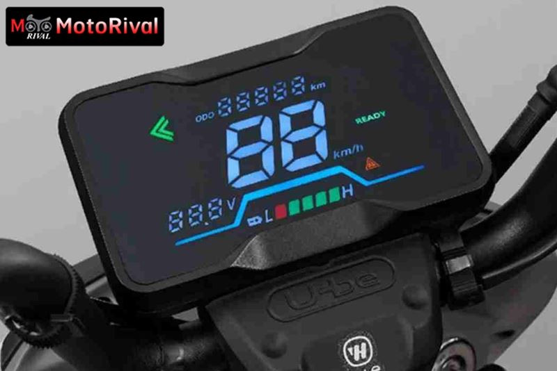 Màn hình LCD hiện đại và gọn gàng trên chiếc xe điện Honda Màn hình LCD hiện đại và gọn gàng trên chiếc xe điện Honda