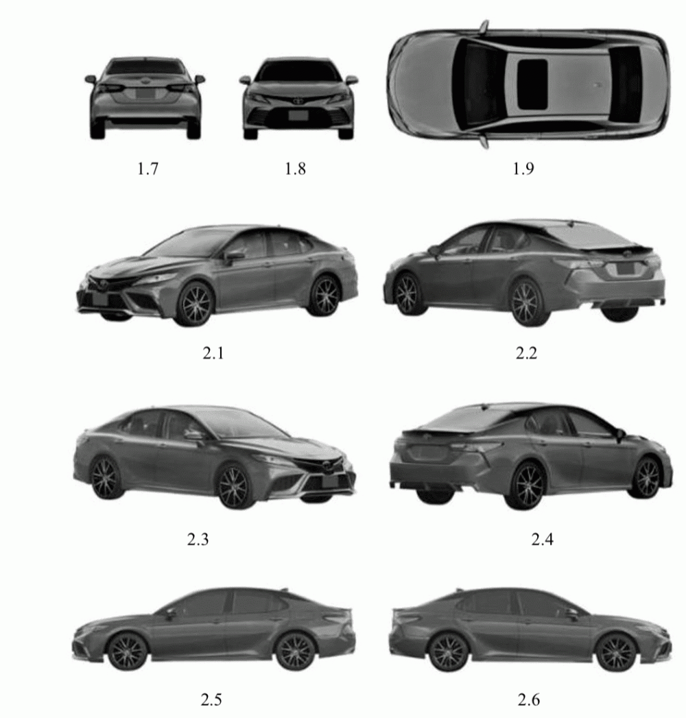 Toyota Camry 2021 đã được cấp phép bảo hộ kiểu dáng công nghiệp vào đầu năm nay. Toyota Camry 2021 đã được cấp phép bảo hộ kiểu dáng công nghiệp vào đầu năm nay.