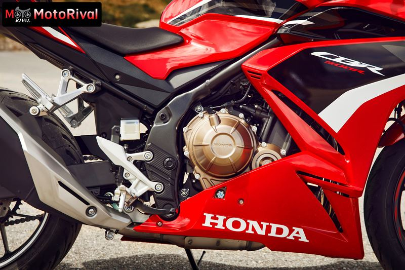 Khối động cơ xy-lanh đôi 500cc được giữ nguyên trên Honda CBR500R 2022