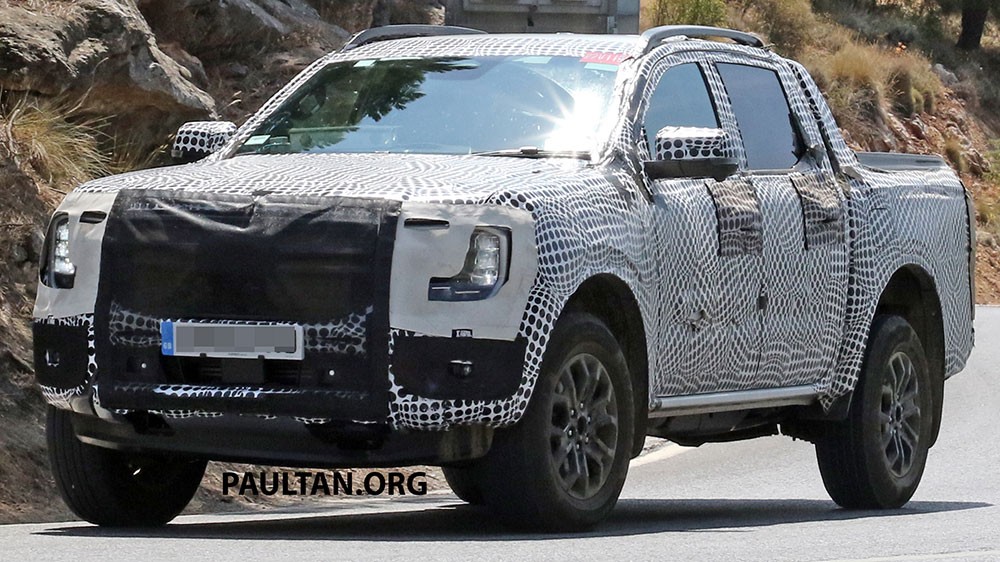Ford Ranger thế hệ mới bị bắt gặp trên đường thử Ford Ranger thế hệ mới bị bắt gặp trên đường thử