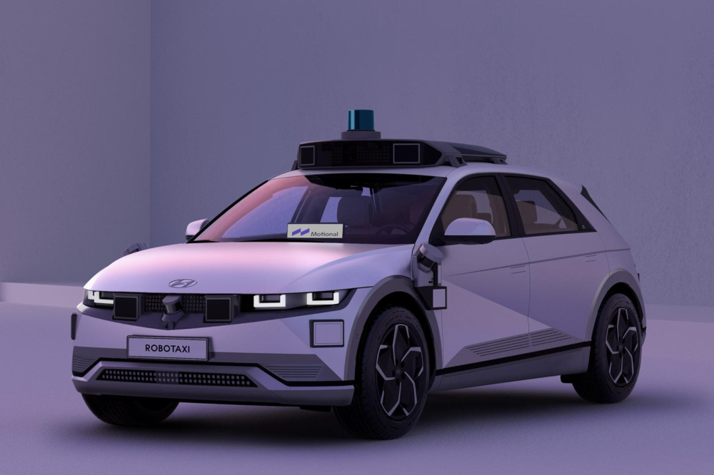 Phía trước của Robotaxi Ioniq 5 Phía trước của Robotaxi Ioniq 5