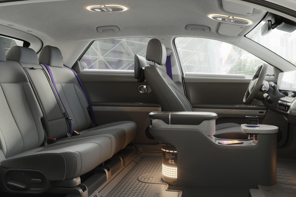 Nội thất của Robotaxi Ioniq 5 Nội thất của Robotaxi Ioniq 5