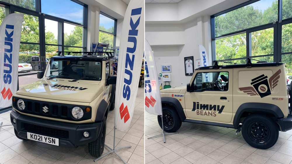 Ngoại hình của Suzuki Jimny Beans không có nhiều khác biệt so với một chiếc xe thông thường Ngoại hình của Suzuki Jimny Beans không có nhiều khác biệt so với một chiếc xe thông thường