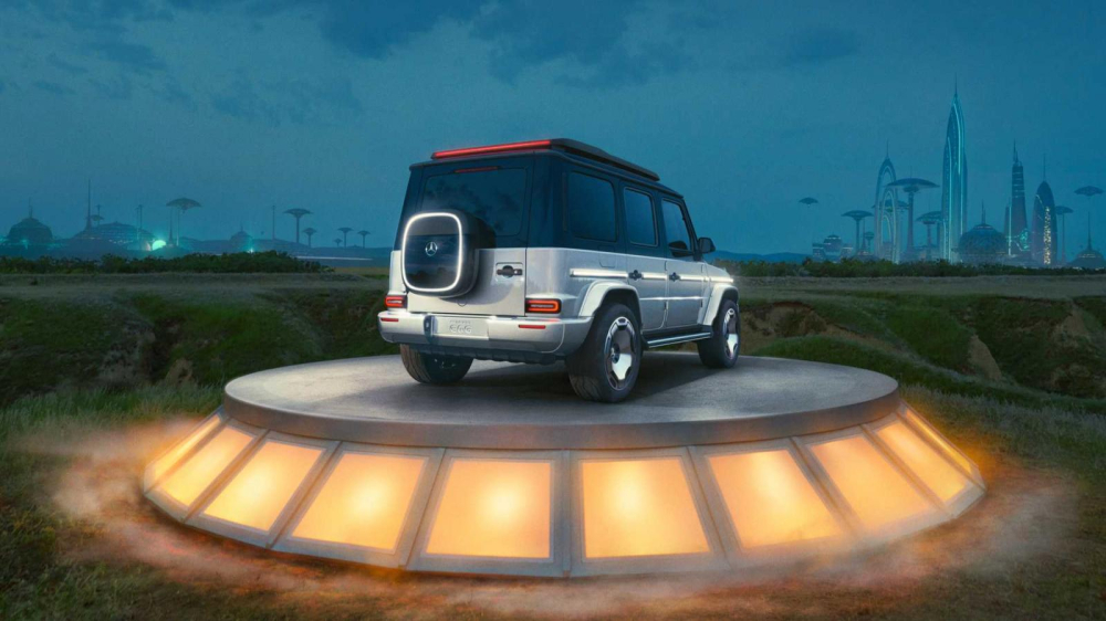 Phía sau của Mercedes-Benz EQG Concept Phía sau của Mercedes-Benz EQG Concept