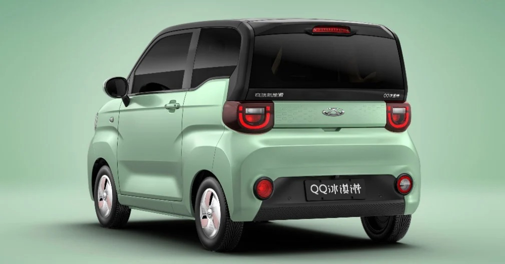 Chery QQ Ice Cream nhìn từ đằng sau Chery QQ Ice Cream nhìn từ đằng sau