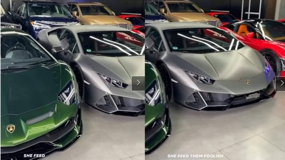 Lộ video quay lại siêu xe Lamborghini Huracan EVO xuất hiện trong garage  toàn hàng khủng ở 