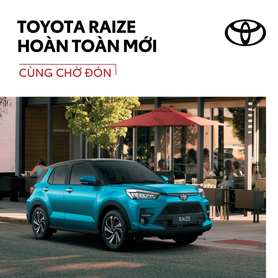 Toyota Việt Nam đã xác nhận sẽ ra mắt Raize trong thời gian tới, xe sẽ được nhập khẩu nguyên chiếc từ Indonesia. Toyota Việt Nam đã xác nhận sẽ ra mắt Raize trong thời gian tới, xe sẽ được nhập khẩu nguyên chiếc từ Indonesia.