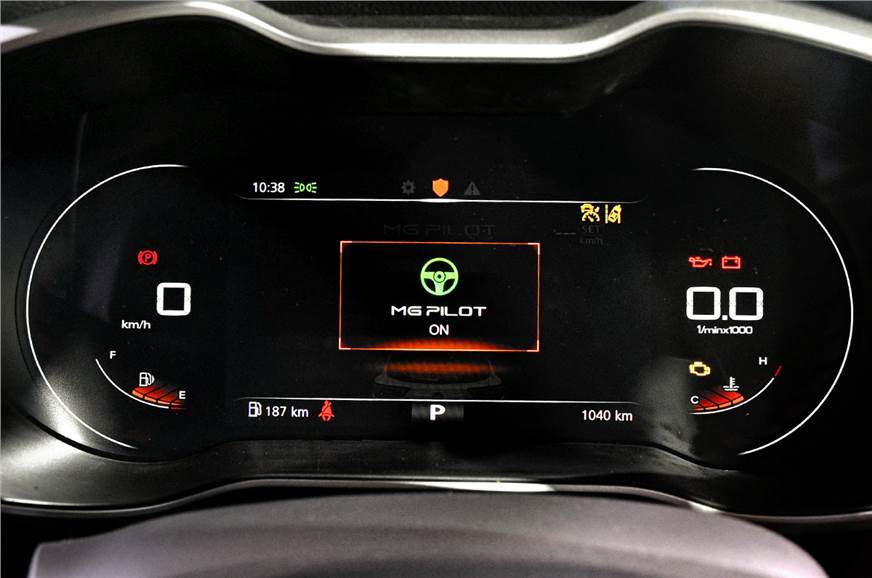 Bảng đồng hồ kỹ thuật số của MG Astor 2021 Bảng đồng hồ kỹ thuật số của MG Astor 2021