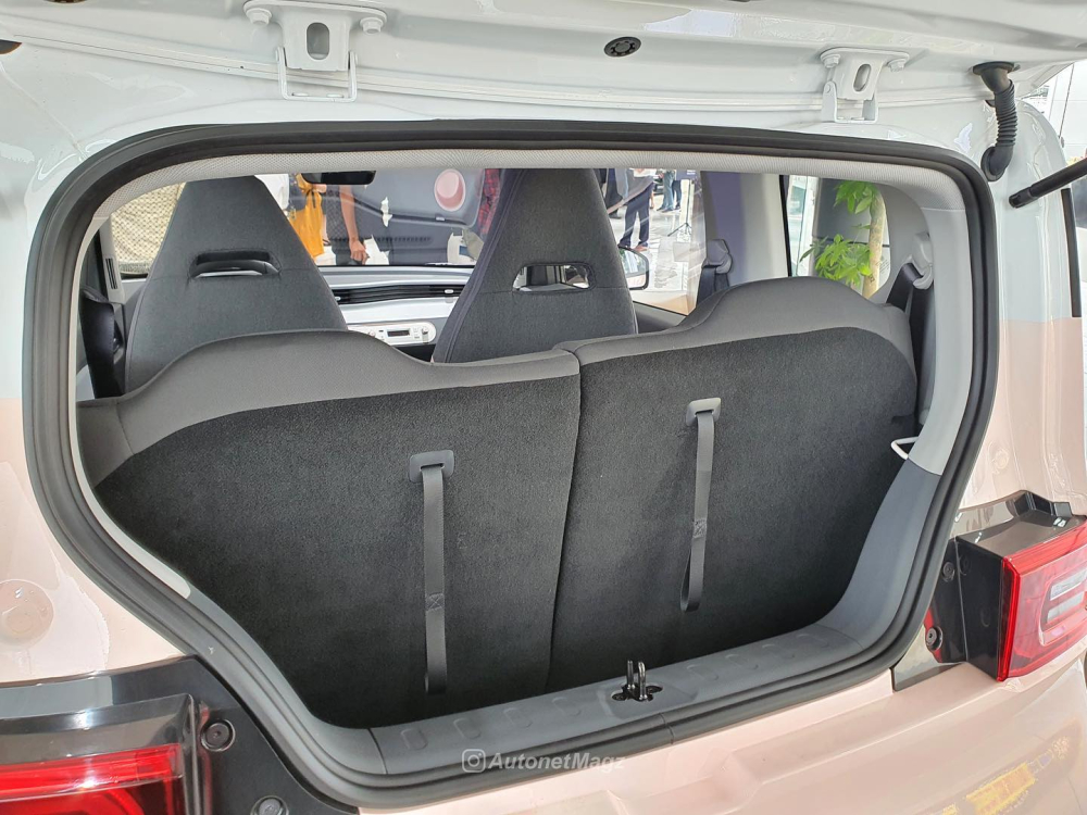 Wuling Hongguang Mini EV không có khoang hành lý Wuling Hongguang Mini EV không có khoang hành lý
