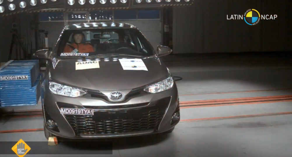 Toyota Yaris gây thất vọng khi bị Latin NCAP đánh giá 1 sao an toàn