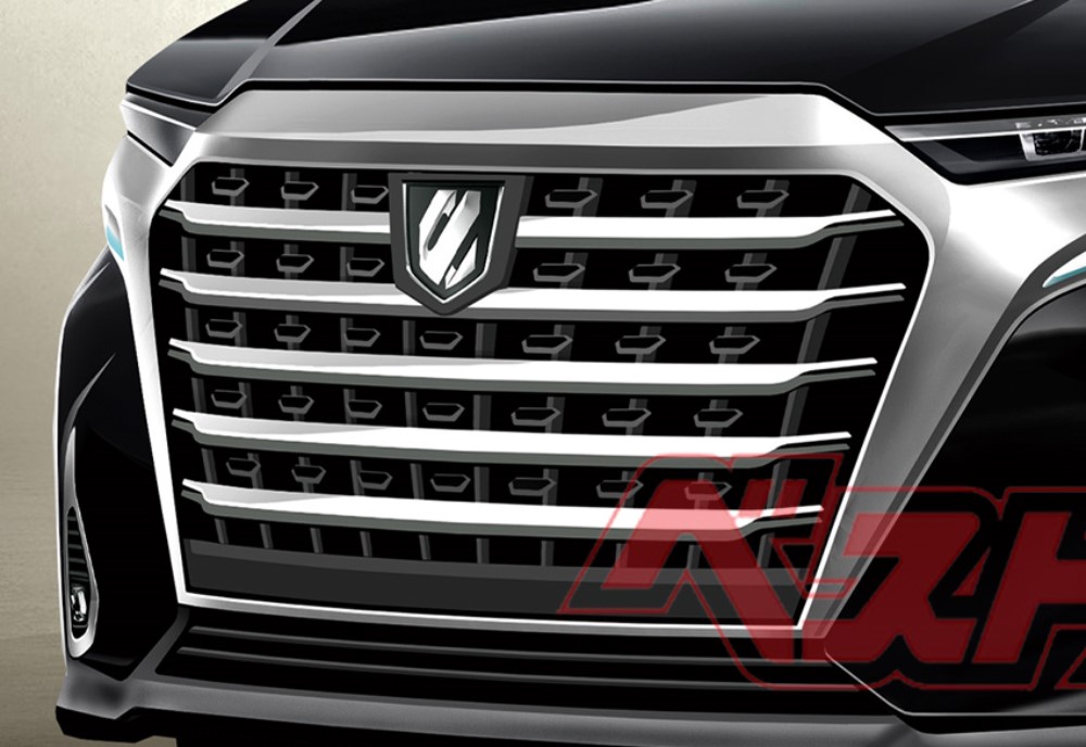 Lưới tản nhiệt mới của Toyota Alphard 2022