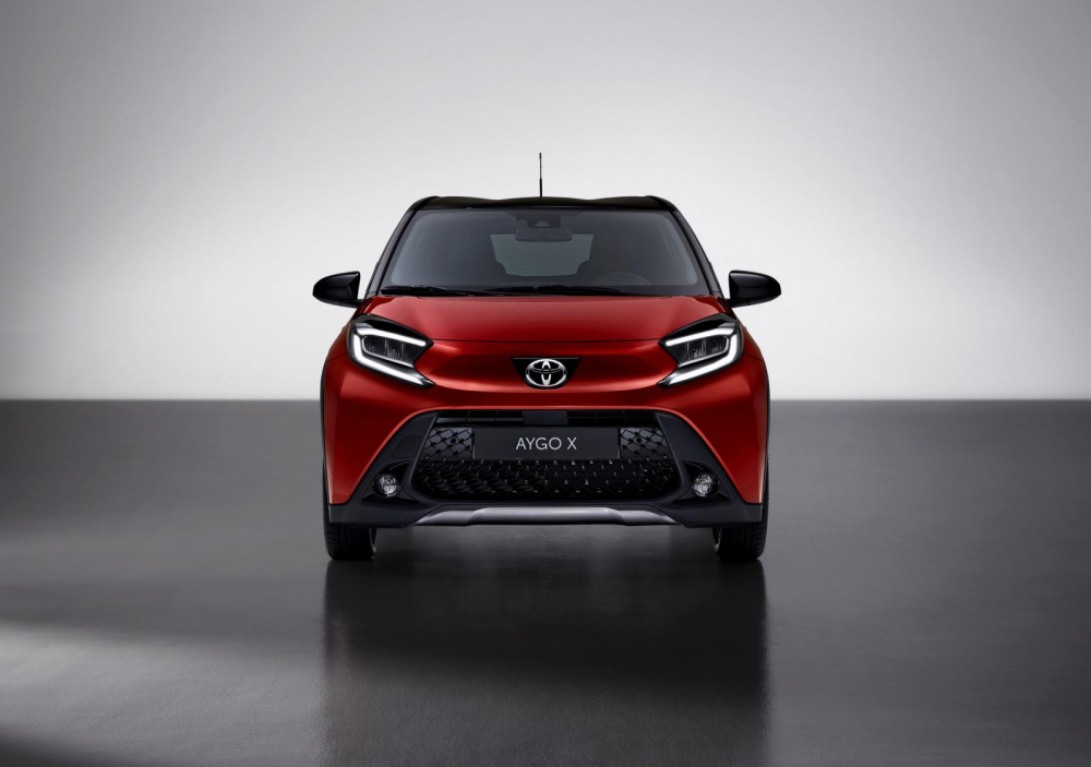 Cận cảnh đầu xe của Toyota Aygo X 2022 Cận cảnh đầu xe của Toyota Aygo X 2022