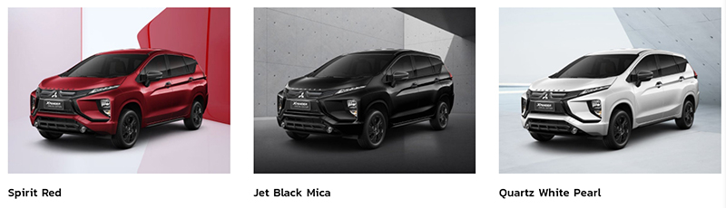 3 tùy chọn màu sơn của Mitsubishi Xpander Special Edition 3 tùy chọn màu sơn của Mitsubishi Xpander Special Edition
