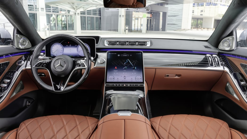 Nội thất của Mercedes-Benz S-Class 2021. Nội thất của Mercedes-Benz S-Class 2021.