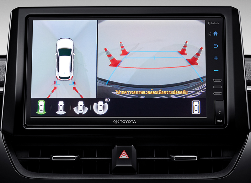 Toyota Corolla Cross GR Sport 2022 được trang bị camera 360 độ