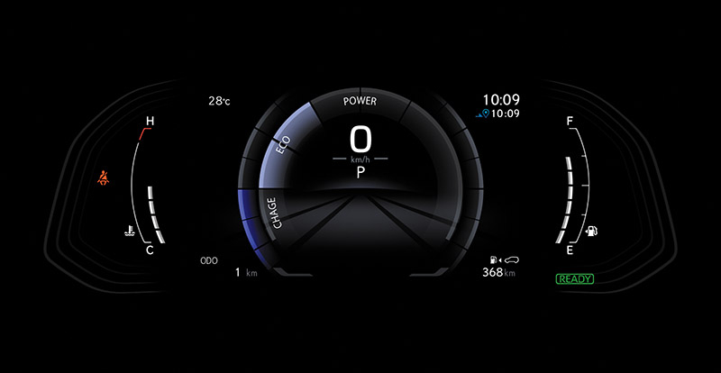 Bảng đồng hồ kỹ thuật số của Lexus NX 2022