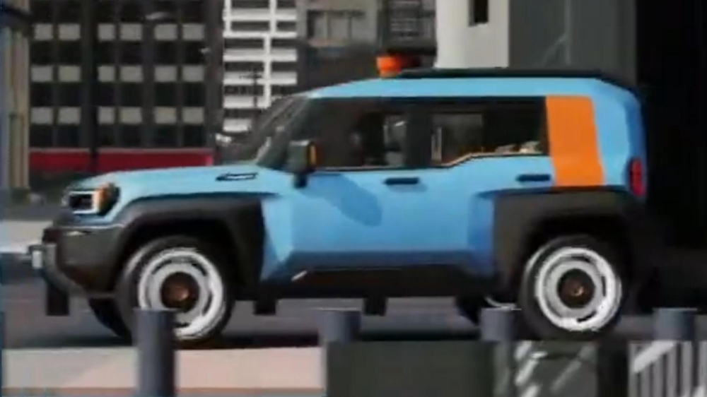 Toyota Compact Cruiser EV nhìn từ bên sườn Toyota Compact Cruiser EV nhìn từ bên sườn