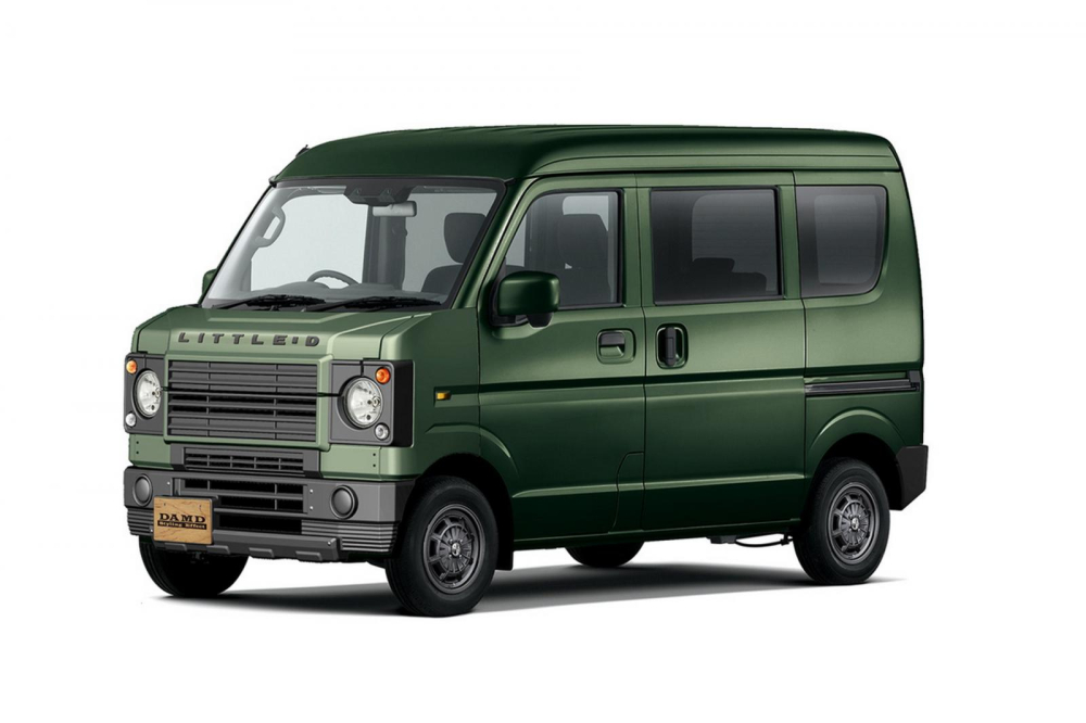 Suzuki Every Little D có thể nói là xe van lắp đầu Land Rover Defender