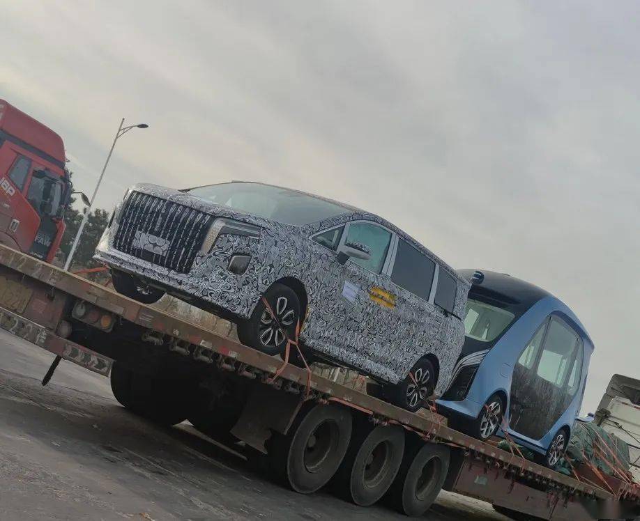 MPV cỡ lớn mới của Hồng Kỳ bị bắt gặp trên đường phố, cạnh tranh chuyên cơ mặt đất Toyota Alphard