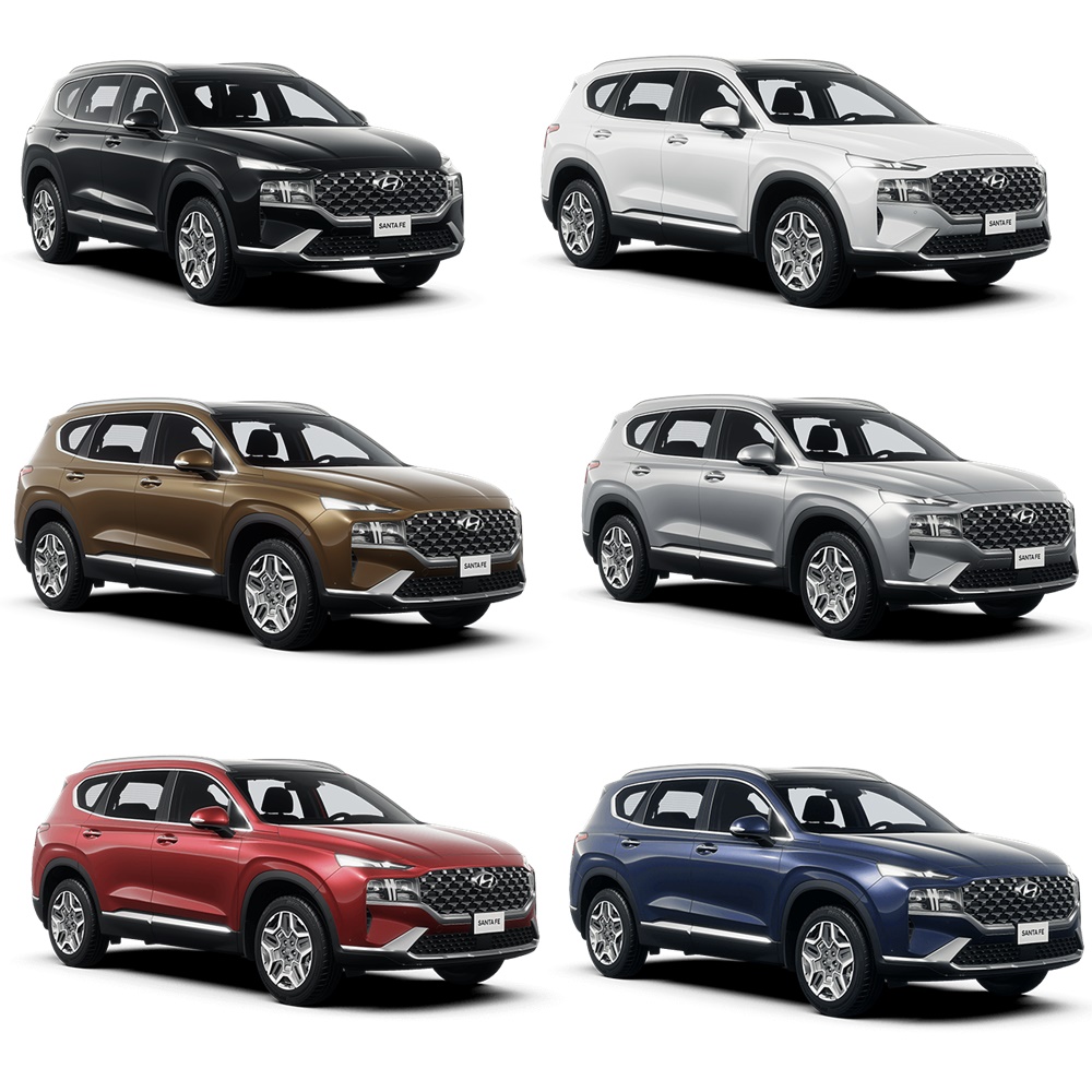 Màu sắc ngoại thất tùy chọn của Hyundai Santa Fe Màu sắc ngoại thất tùy chọn của Hyundai Santa Fe