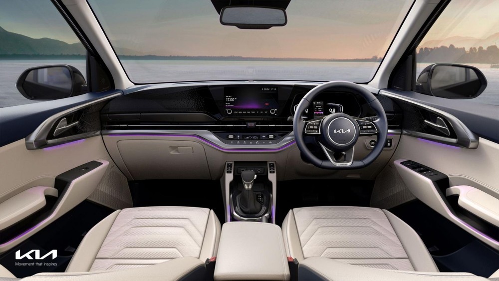 Nội thất của Kia Carens 2022 tại Ấn Độ Nội thất của Kia Carens 2022 tại Ấn Độ