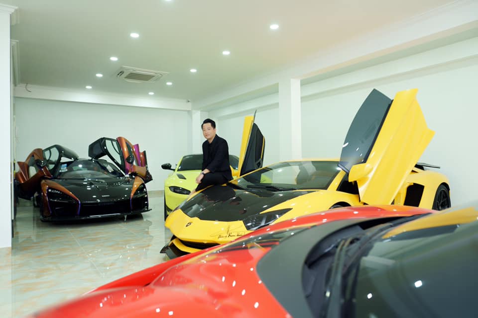 Hoàng Kim Khánh xây dựng bộ sưu tập siêu xe của mình từ chiếc Lamborghini Aventador S LP740-4