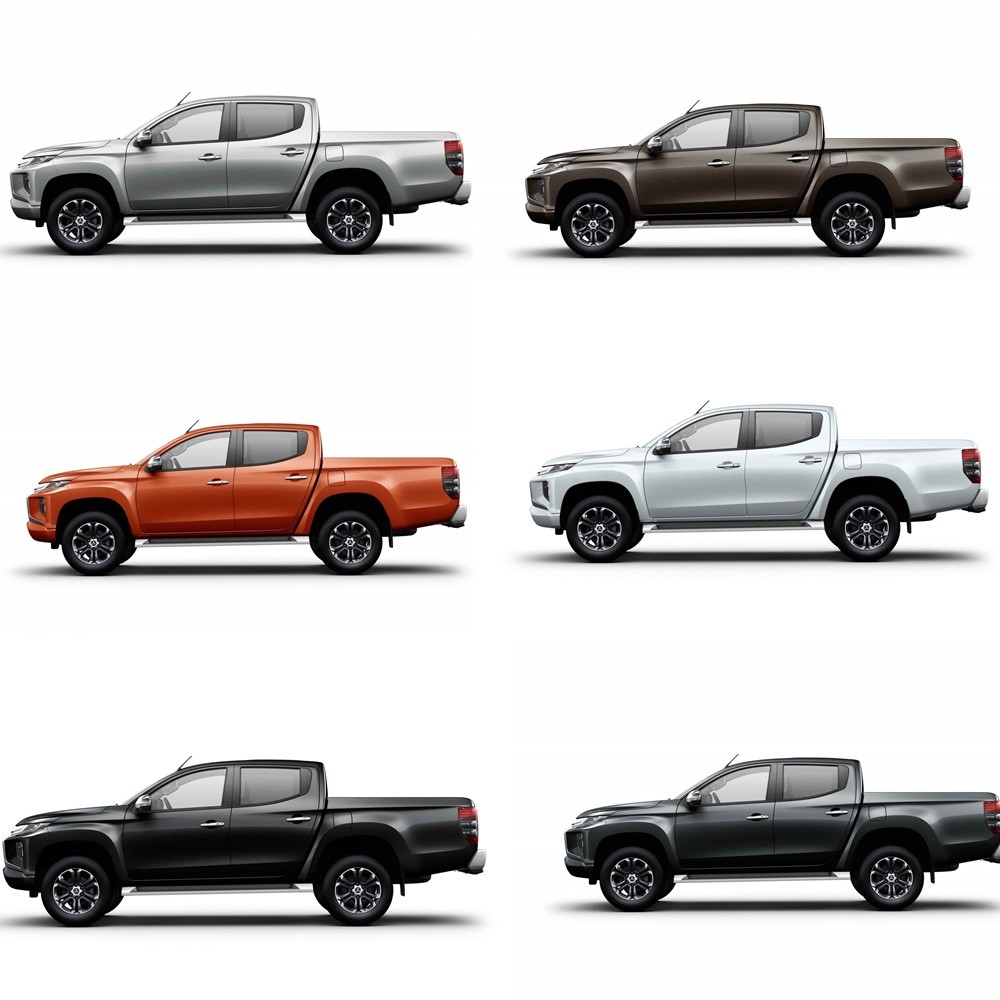 Màu sắc của Mitsubishi Triton tại Việt Nam có 6 lựa chọn màu sắc bao gồm: trắng, bạc, xám, đen, cam, nâu. Màu sắc của Mitsubishi Triton tại Việt Nam có 6 lựa chọn màu sắc bao gồm: trắng, bạc, xám, đen, cam, nâu.