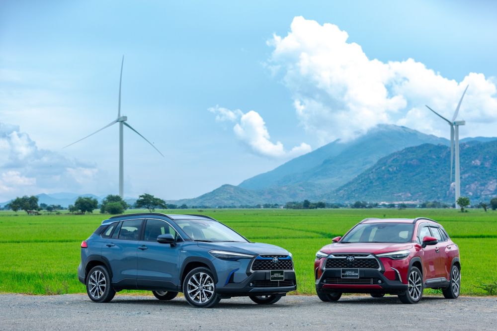 Toyota Corolla Cross là sản phẩm hút khách nhất của Toyota Việt Nam ở tháng 1/2022.
