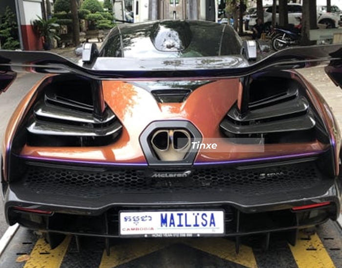 Chiếc xe McLaren Senna này mang biển số của Campuchia Chiếc xe McLaren Senna này mang biển số của Campuchia
