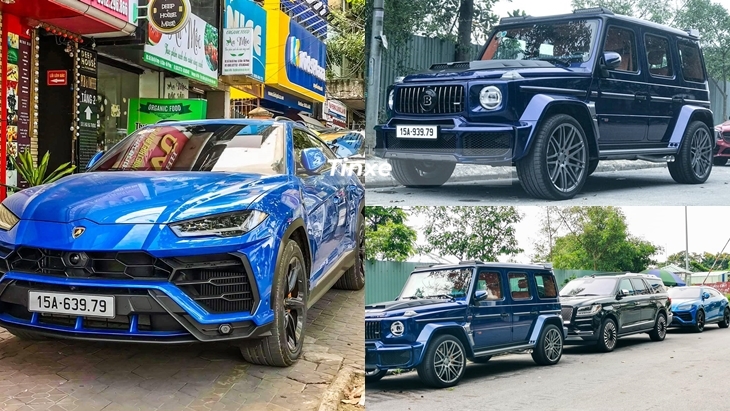 Cặp SUV đỉnh cao, mang siêu biển giống nhau lại còn có màu sơn xanh cực độc của doanh nhân ở Hải Phòng Cặp SUV đỉnh cao, mang siêu biển giống nhau lại còn có màu sơn xanh cực độc của doanh nhân ở Hải Phòng