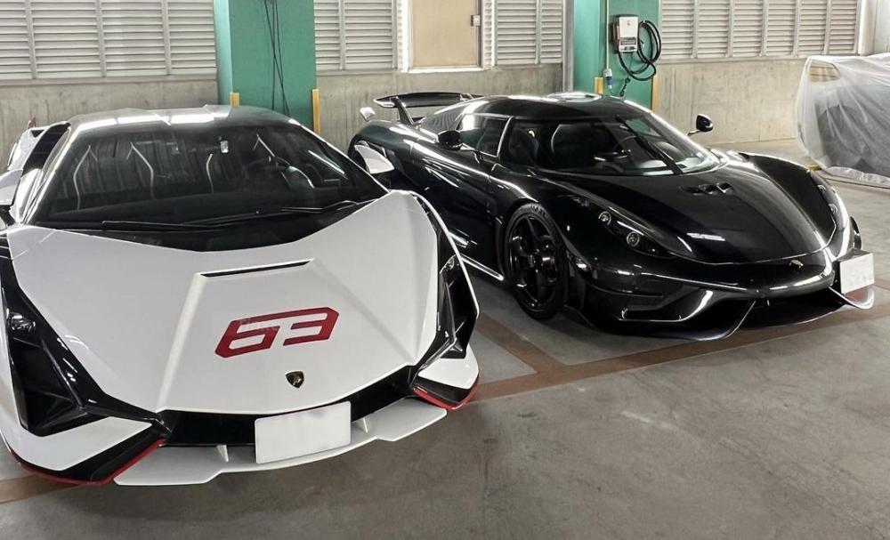Cũng kết Koenigsegg Regera như Hoàng Kim Khánh nhưng đại gia Nhật còn sở hữu bom tấn Lamborghini Sian vạn người mê