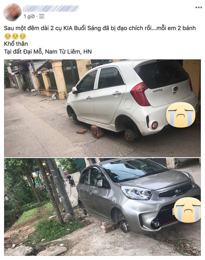 Xe phổ thông hay xe sang thì đạo chích cũng không tha. Xe phổ thông hay xe sang thì đạo chích cũng không tha.
