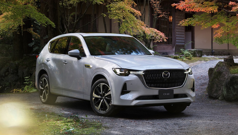 Crossover cỡ trung Mazda CX-60 2022 tiếp tục được hé lộ tại châu Á