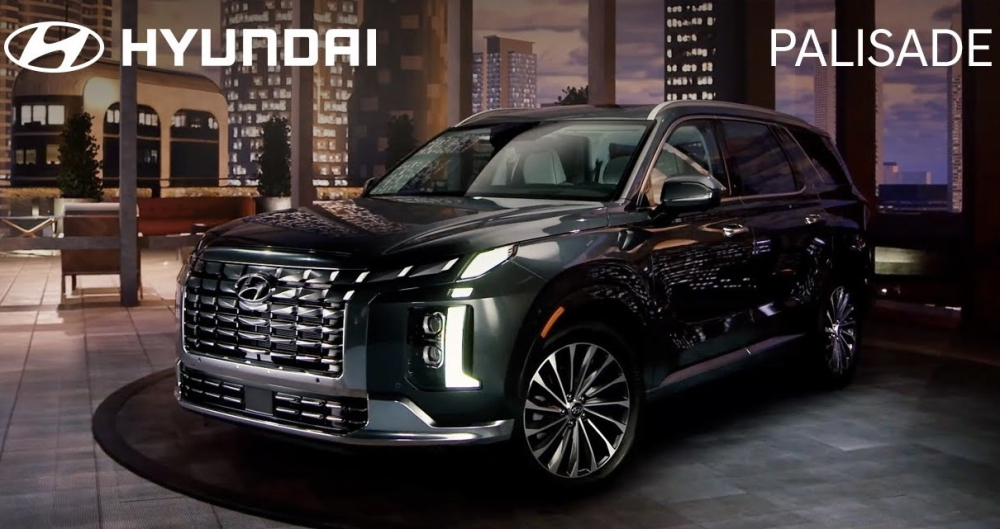 Hyundai tự làm lộ thiết kế hoàn chỉnh của Palisade 2023