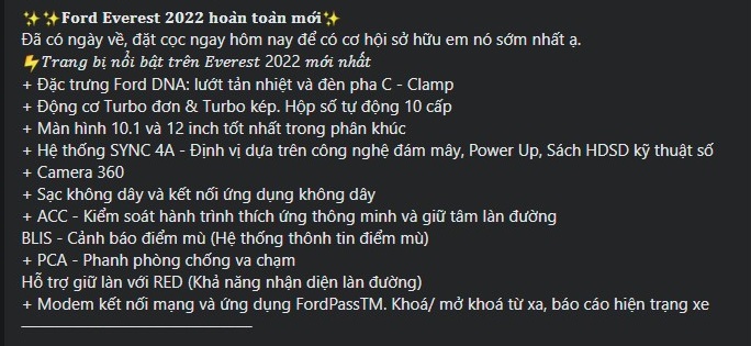 Đại lý đồng loạt nhận cọc dành cho Ford Everest 2022, dự kiến giao xe vào quý III năm nay Đại lý đồng loạt nhận cọc dành cho Ford Everest 2022, dự kiến giao xe vào quý III năm nay