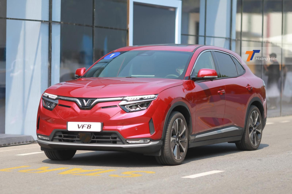 VinFast VF8 trong sự kiện chạy thử vừa qua dành cho báo chí Việt Nam. VinFast VF8 trong sự kiện chạy thử vừa qua dành cho báo chí Việt Nam.