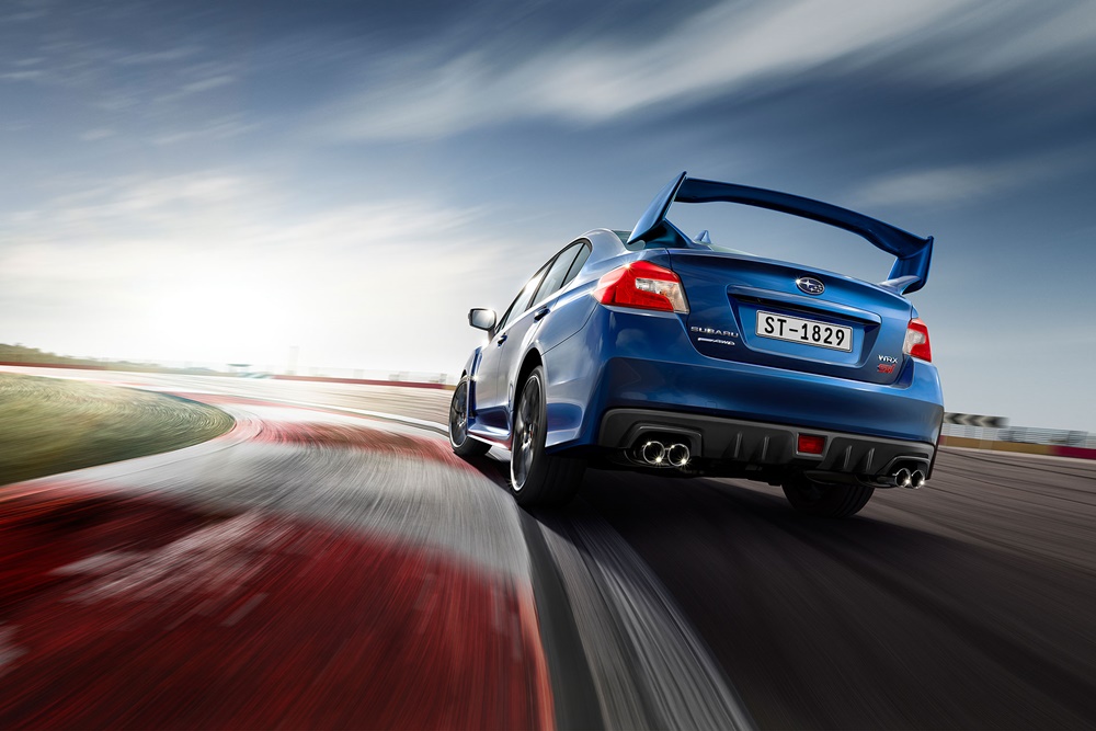 Cận cảnh phía sau xe Subaru WRX STI 2022 Cận cảnh phía sau xe Subaru WRX STI 2022