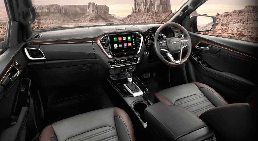 Nội thất phối 2 màu của Isuzu D-Max 2022 bản cao cấp nhất Nội thất phối 2 màu của Isuzu D-Max 2022 bản cao cấp nhất
