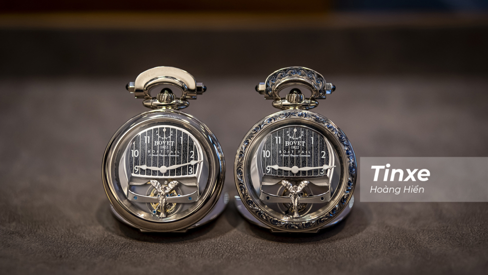 Bovet Tourbillon Boat Tail được sản xuất 1 cặp dành cho 2 vợ chồng chủ xe. Bovet Tourbillon Boat Tail được sản xuất 1 cặp dành cho 2 vợ chồng chủ xe.