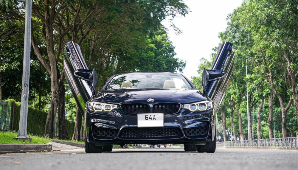 Tạo sự mới mẻ, dân chơi Vĩnh Long độ cửa cắt kéo cho BMW 420i Convertible