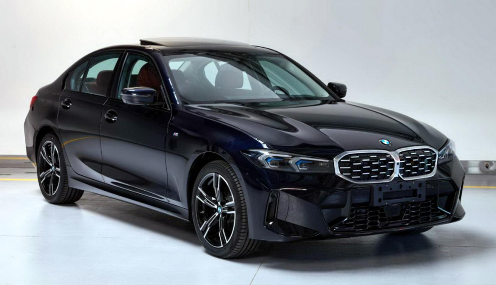 BMW 3-Series 2023 với lưới tản nhiệt đa điểm