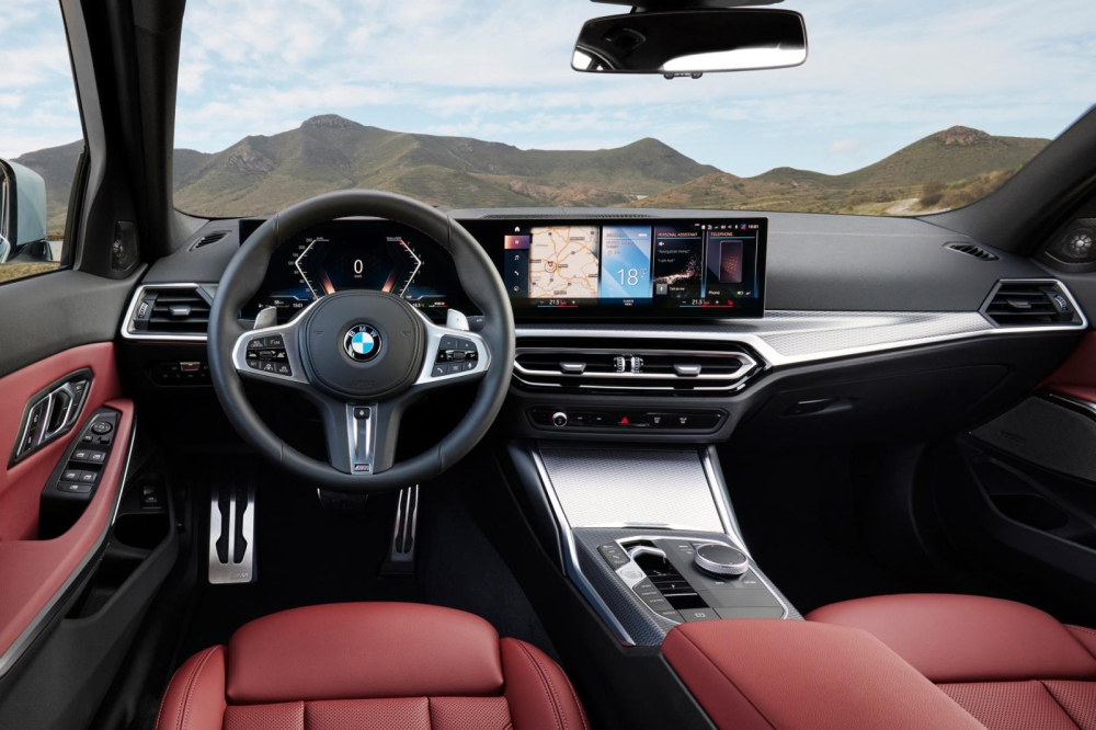 Nội thất hiện đại hơn của BMW 3-Series 2023