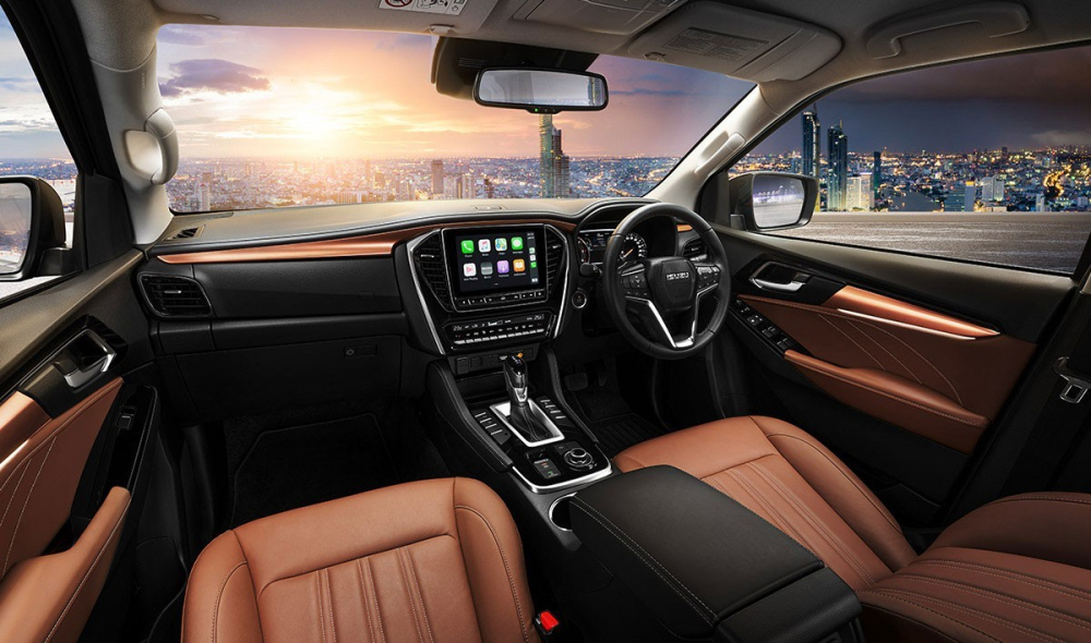 Nội thất của Isuzu mu-X 2022 tại Thái Lan. Nội thất của Isuzu mu-X 2022 tại Thái Lan.