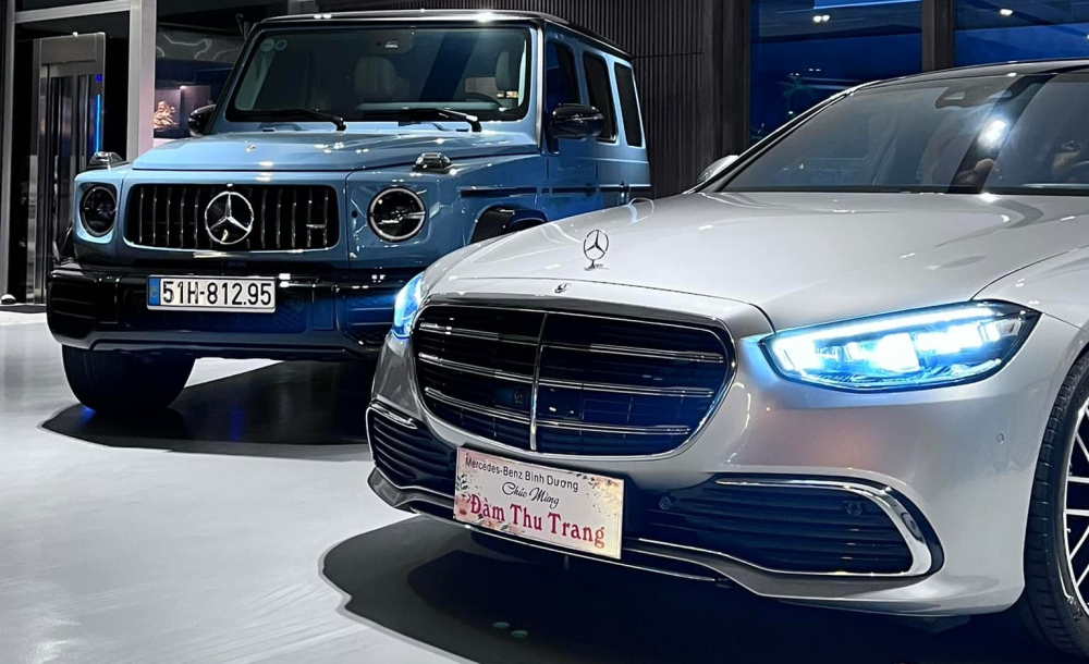Mercedes-Benz S450 Luxury thế hệ mới đọ dáng cùng Mercedes-AMG G63 đều thuộc sở hữu của Đàm Thu Trang Mercedes-Benz S450 Luxury thế hệ mới đọ dáng cùng Mercedes-AMG G63 đều thuộc sở hữu của Đàm Thu Trang