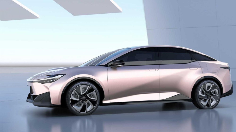 Thiết kế bên sườn của Toyota bZ SDN Thiết kế bên sườn của Toyota bZ SDN