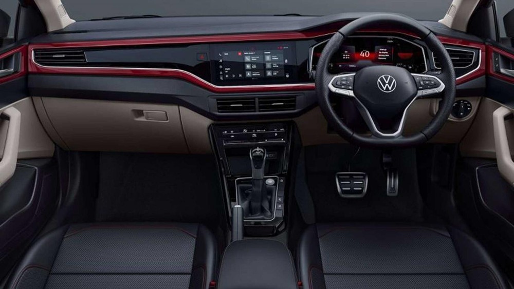 Nội thất của Volkswagen Virtus 2022 bản GT