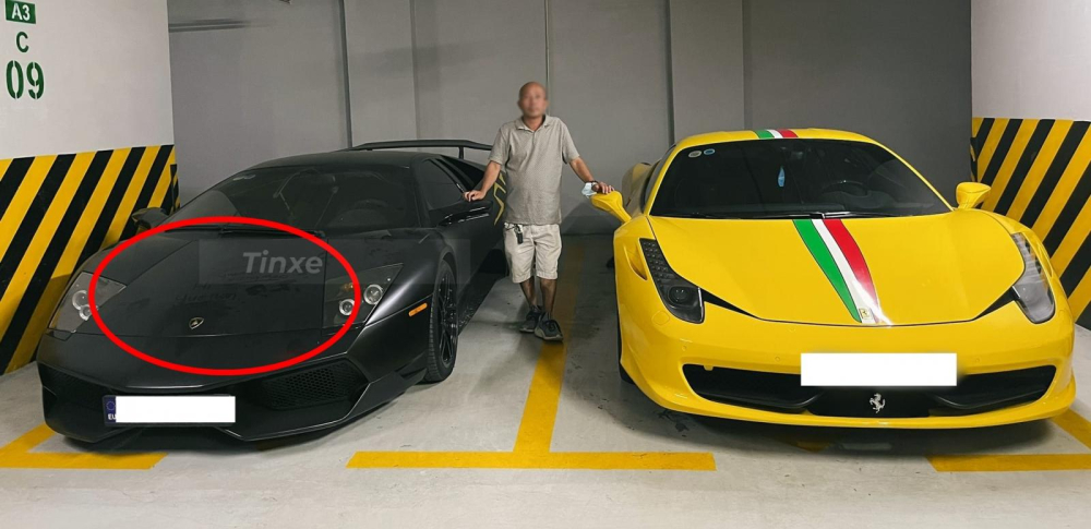 Cặp đôi siêu xe từng của Cường Đô-la và Minh Nhựa bị bắt gặp tại hầm gửi xe với ngoại thất đóng bụi dày đặc