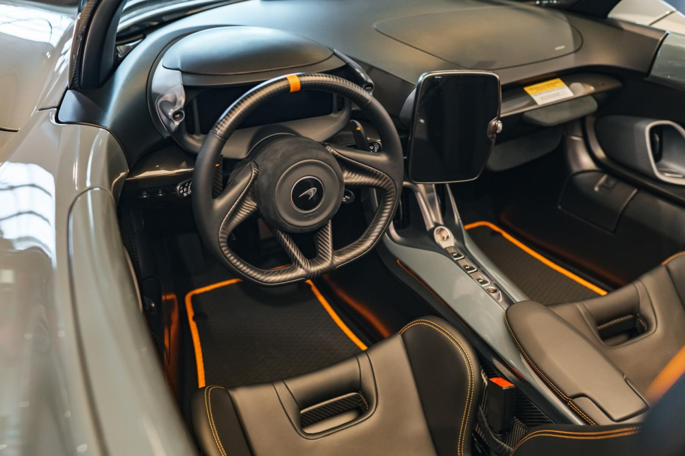 Khoang lái của xe McLaren Elva