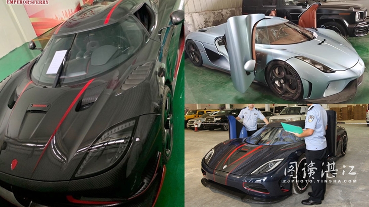 Bộ 3 xe Koenigsegg nhập lậu ở Trung Quốc gây chấn động cả thế giới Bộ 3 xe Koenigsegg nhập lậu ở Trung Quốc gây chấn động cả thế giới