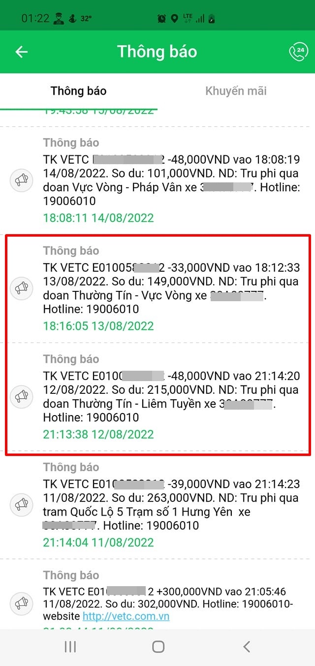 Việc cộng trừ sai tiền trong tài khoản của VETC khiến nhiều người bức xúc. Việc cộng trừ sai tiền trong tài khoản của VETC khiến nhiều người bức xúc.